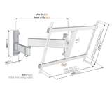 SOPORTE TV VOGELS TVM 3643 FULL MOTION LARGE WHITE