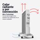 RADIADOR MICA U.BLUE UCRM9000 1500W BCO. RUEDAS