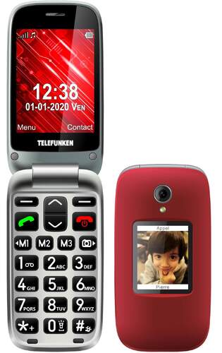Teléfono Móvil Telefunken S560 Rojo