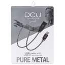 CABLE DCU USB C a USB 1M PURE METAL