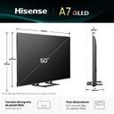 TV HISENSE 50%%%quot; 50A7Q UHD QLED SMART TV HDR10 