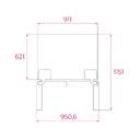 FRI. TEKA RLF85950 183x91x70 NF NEGRO DSP CON VINO