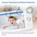 VIGILA BEBES VTECH RM5766HD 5%%%quot; CAMARA MOTOR WIFI