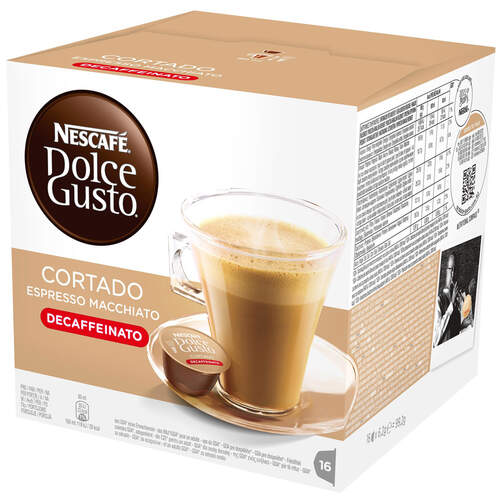 Cápsulas Dolce Gusto Cortado Descafeinado