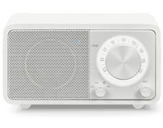 Radio portátil Sangean WR-7 blanco mate