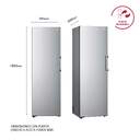 Congelador Vertical LG GFT41PZGSZ CONG.VER LG GFT41PZGSZ 186x60 1P NF INOX