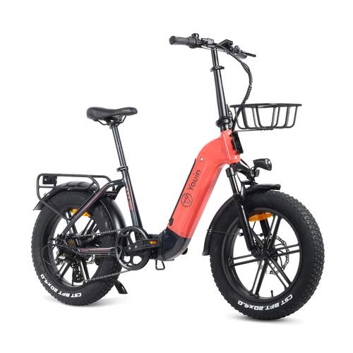 Bicicleta eléctrica Youin BK1716 Luxor II Coral/Negra